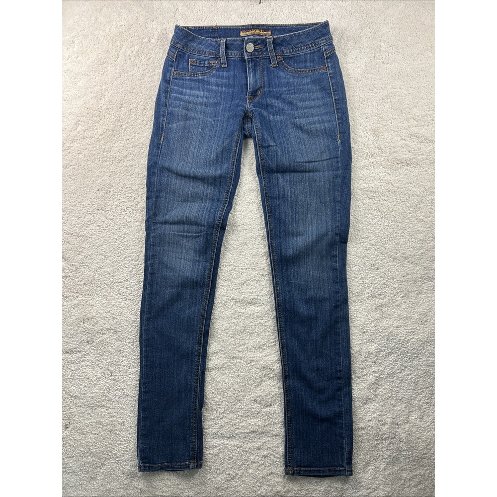 2BW/U Womens Size 5 Straight Leg Regular Fit Stretch Denim Blue Jeans Hot‎ Sexy